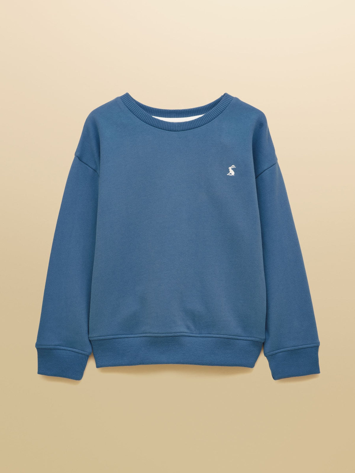 Joules Blue Brushback Crew Sweatshirt - image 1