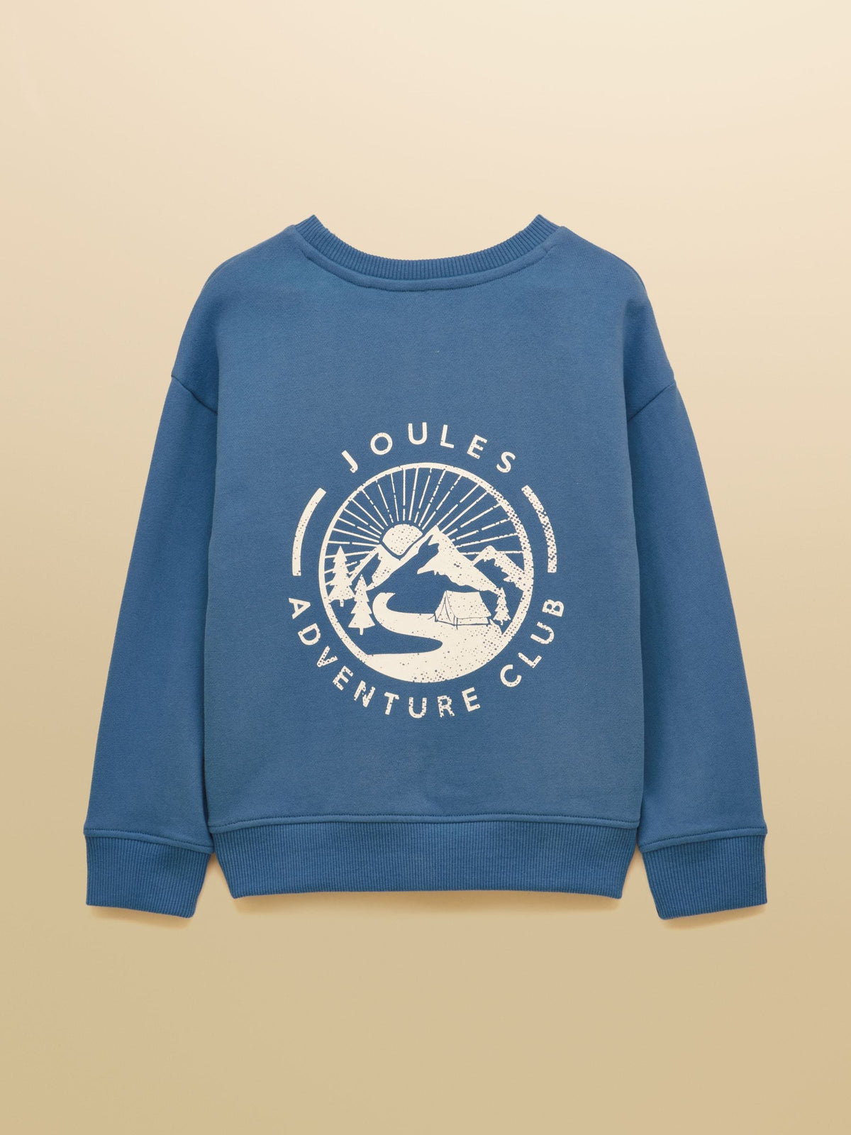 Joules Blue Brushback Crew Sweatshirt - image 2