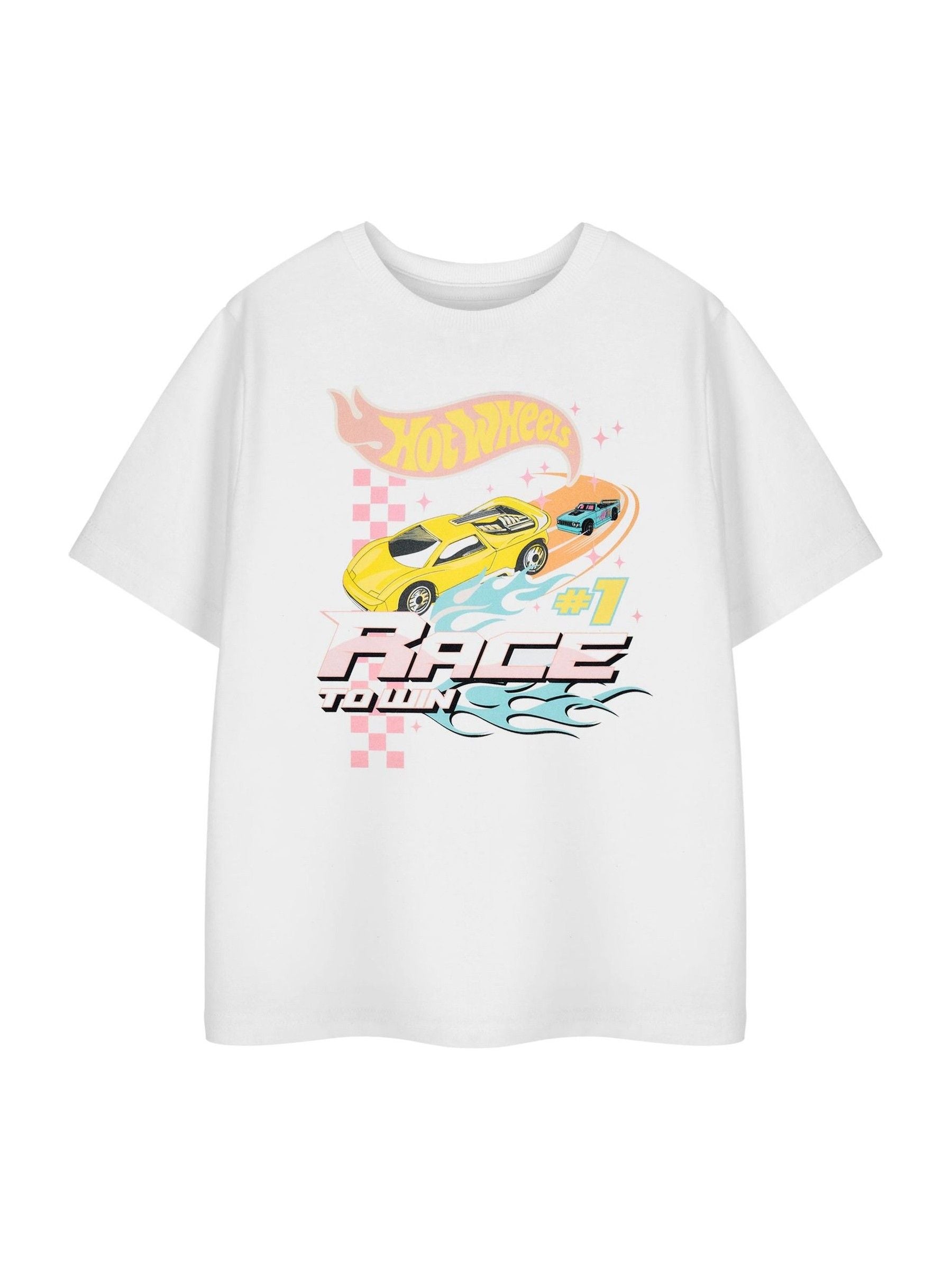 Dsiney Kidz - Vanilla Underground White Hot Wheels Race To Win Short Sleeved T-Shirt image 1