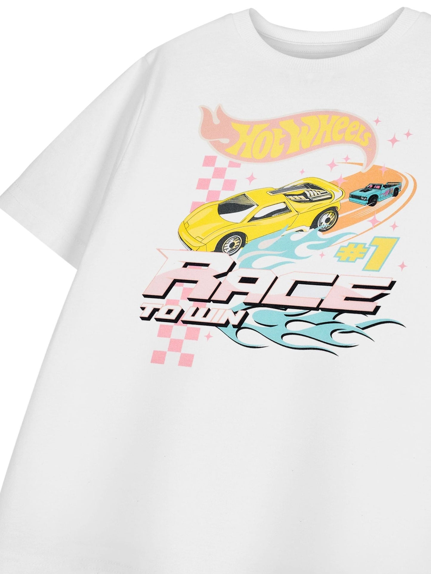 Dsiney Kidz - Vanilla Underground White Hot Wheels Race To Win Short Sleeved T-Shirt image 4