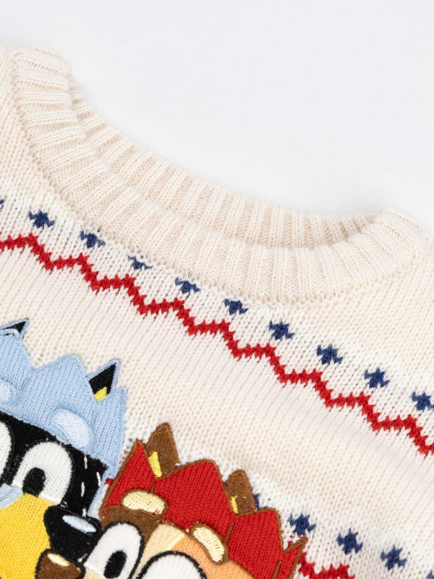 Dsiney Kidz - Vanilla Underground Brown Bluey Christmas Jumper image 3