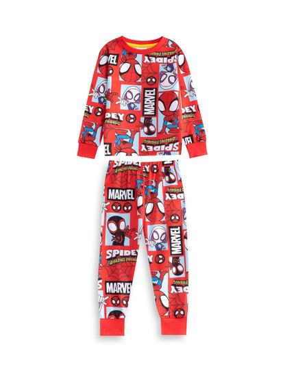 Dsiney Kidz - Vanilla Underground Red Spidey and His Amazing Friends Character Long Sleeve Long Leg Pyjamas Set Multi-Pack of 2 image 2