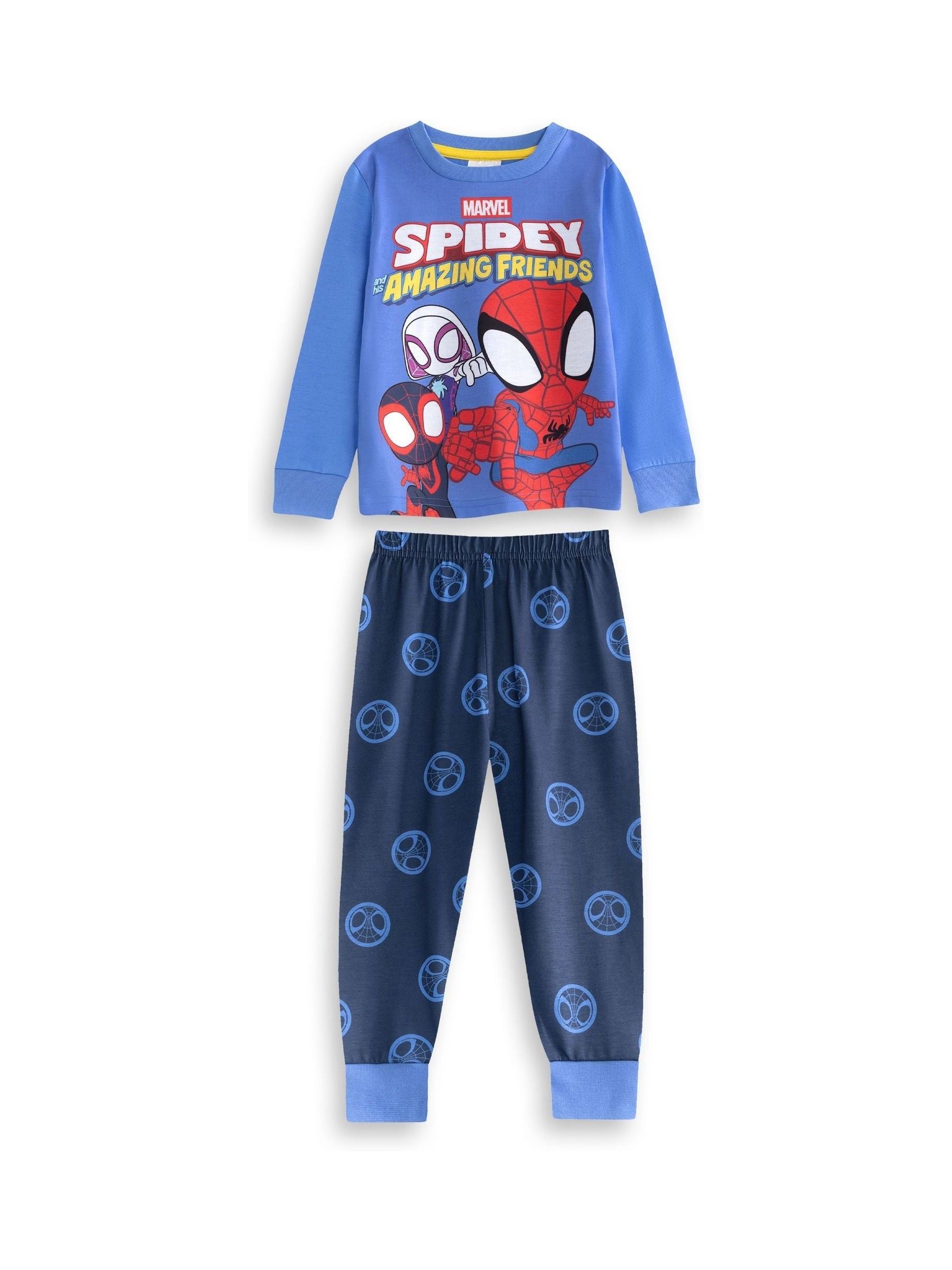 Dsiney Kidz - Vanilla Underground Red Spidey and His Amazing Friends Character Long Sleeve Long Leg Pyjamas Set Multi-Pack of 2 image 3