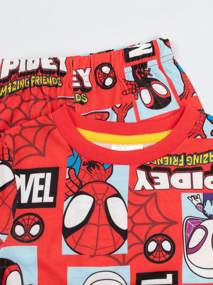 Dsiney Kidz - Vanilla Underground Red Spidey and His Amazing Friends Character Long Sleeve Long Leg Pyjamas Set Multi-Pack of 2 image 4