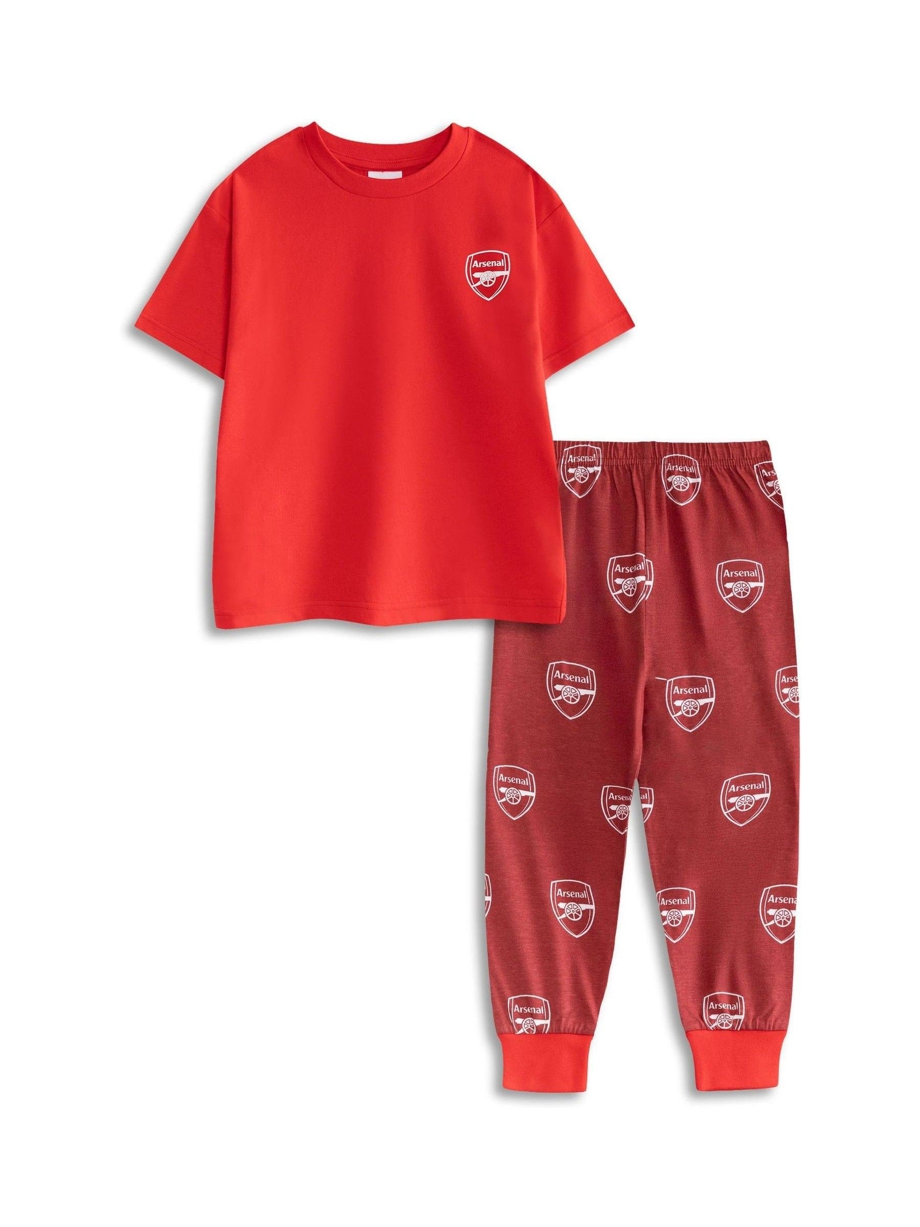 Vanilla Underground Red Arsenal Short Sleeve Long Leg Pyjamas Set image 1