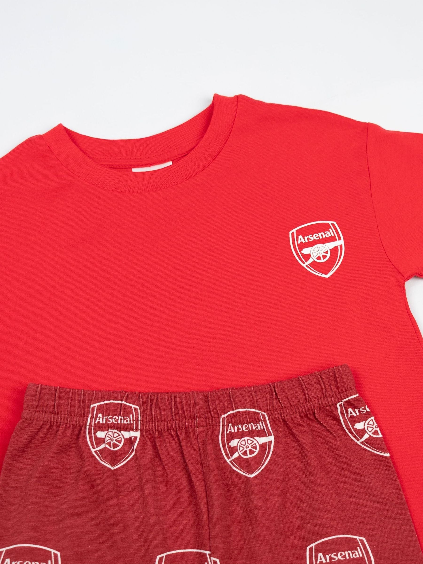 Vanilla Underground Red Arsenal Short Sleeve Long Leg Pyjamas Set image 5