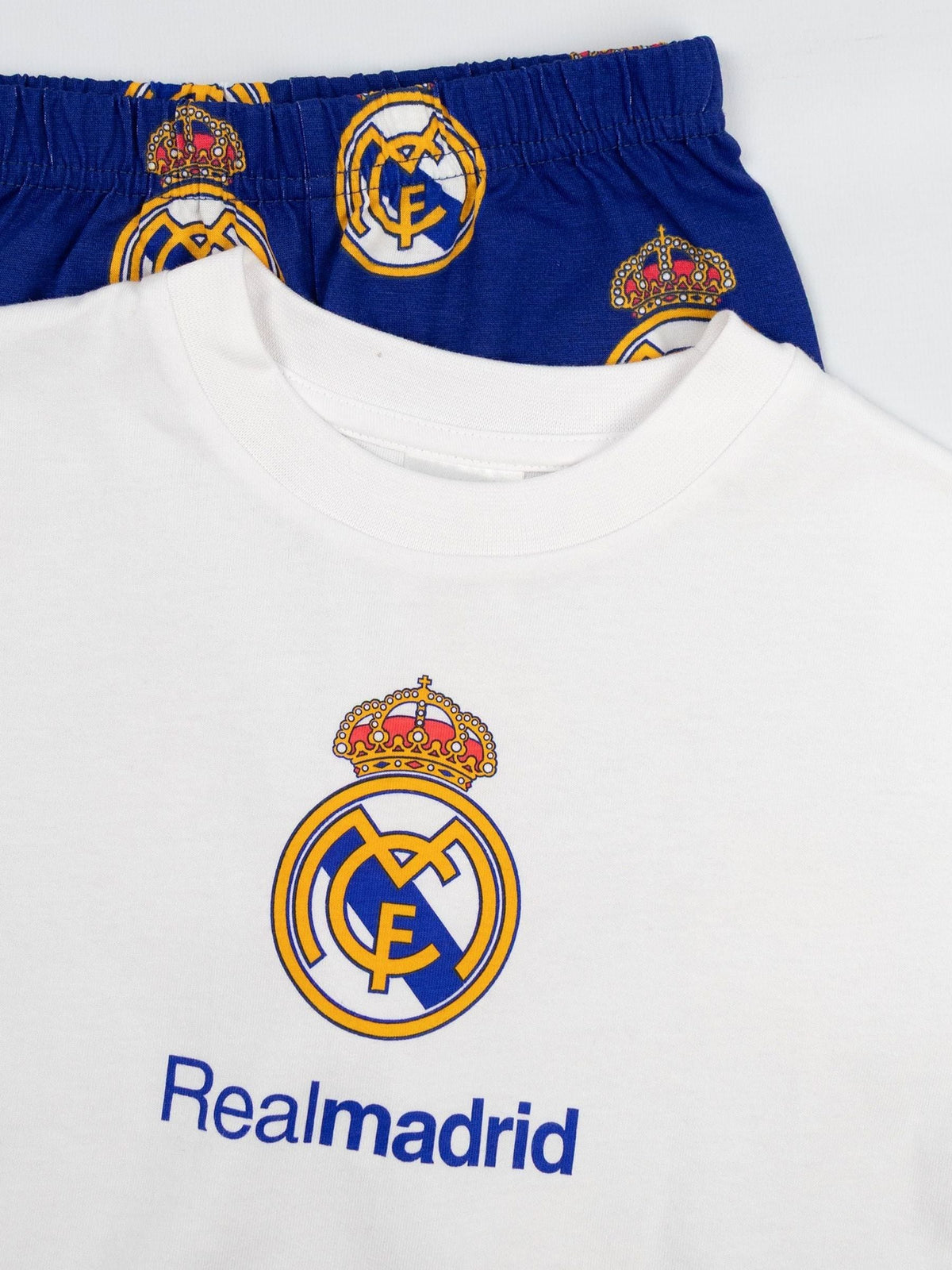 Vanilla Underground White Real Madrid Short Sleeve Long Leg Pyjamas Set - image 5