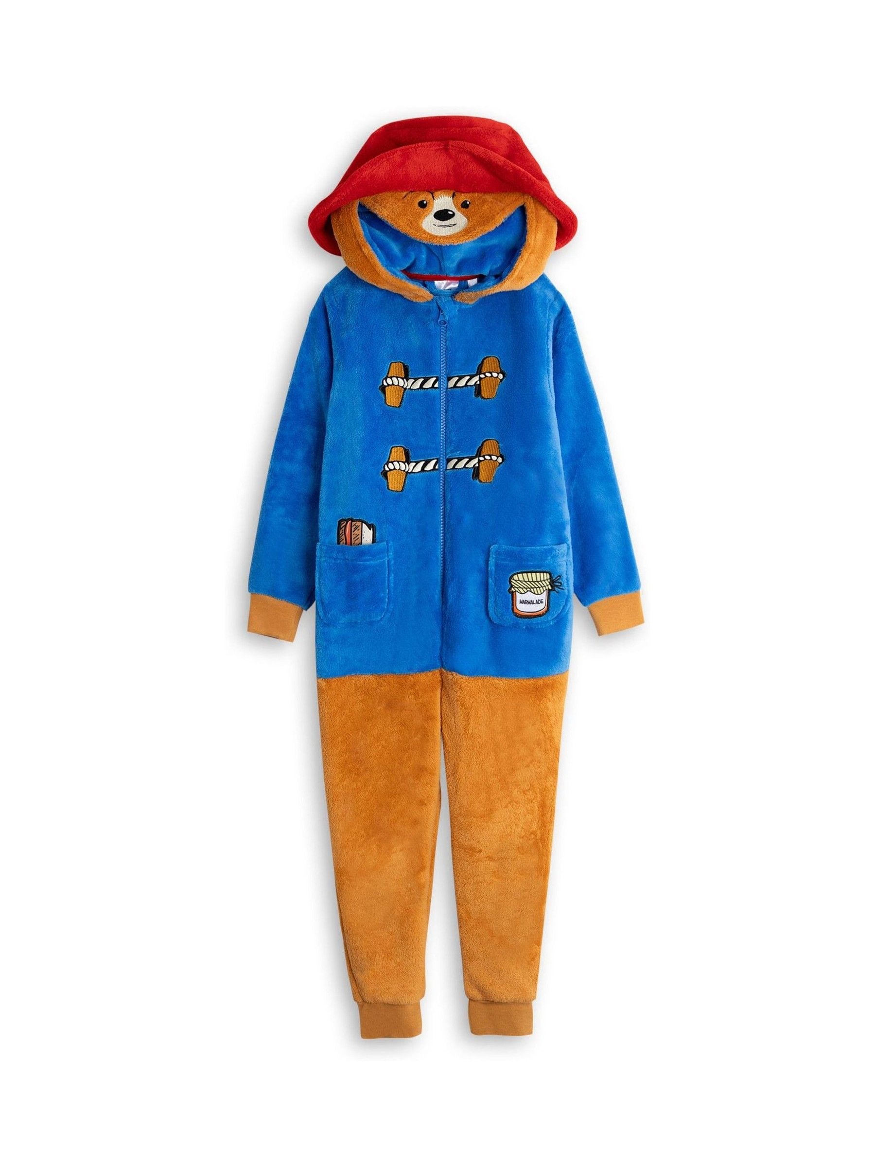 Dsiney Kidz - Vanilla Underground Blue Paddington Bear Fleece Character All-In-One image 1