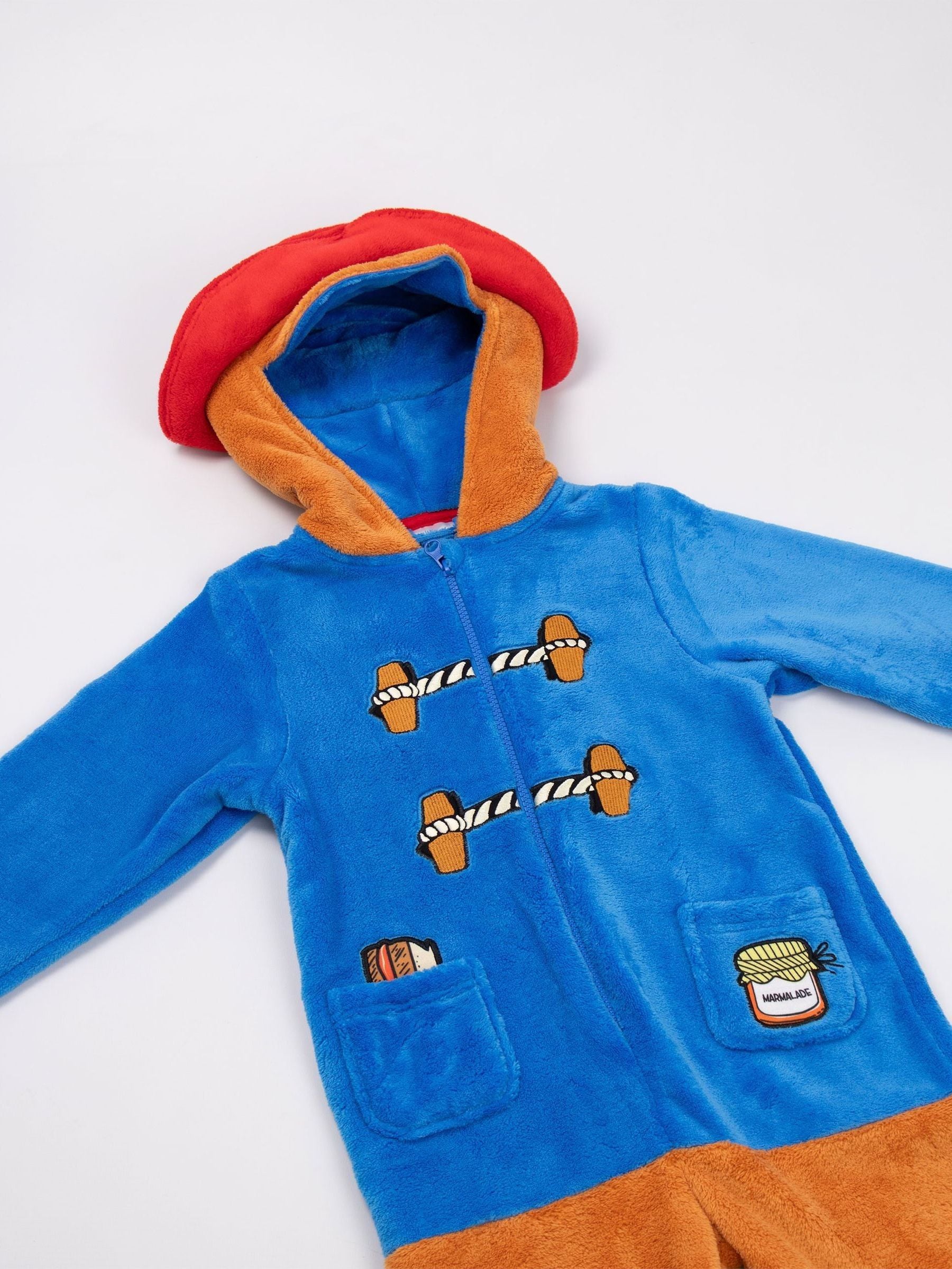 Dsiney Kidz - Vanilla Underground Blue Paddington Bear Fleece Character All-In-One image 4