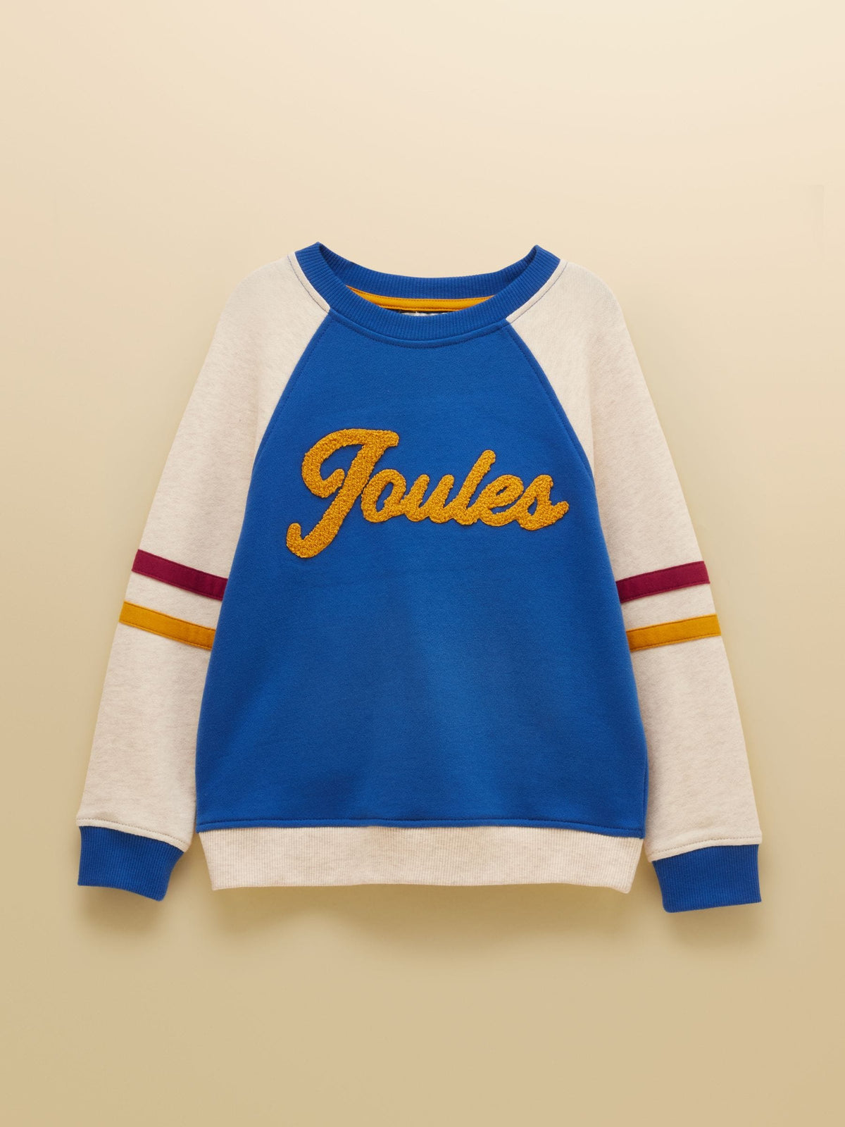 Dsiney Kidz - Joules Boys' Rowan Blue Raglan Sweatshirt image 3