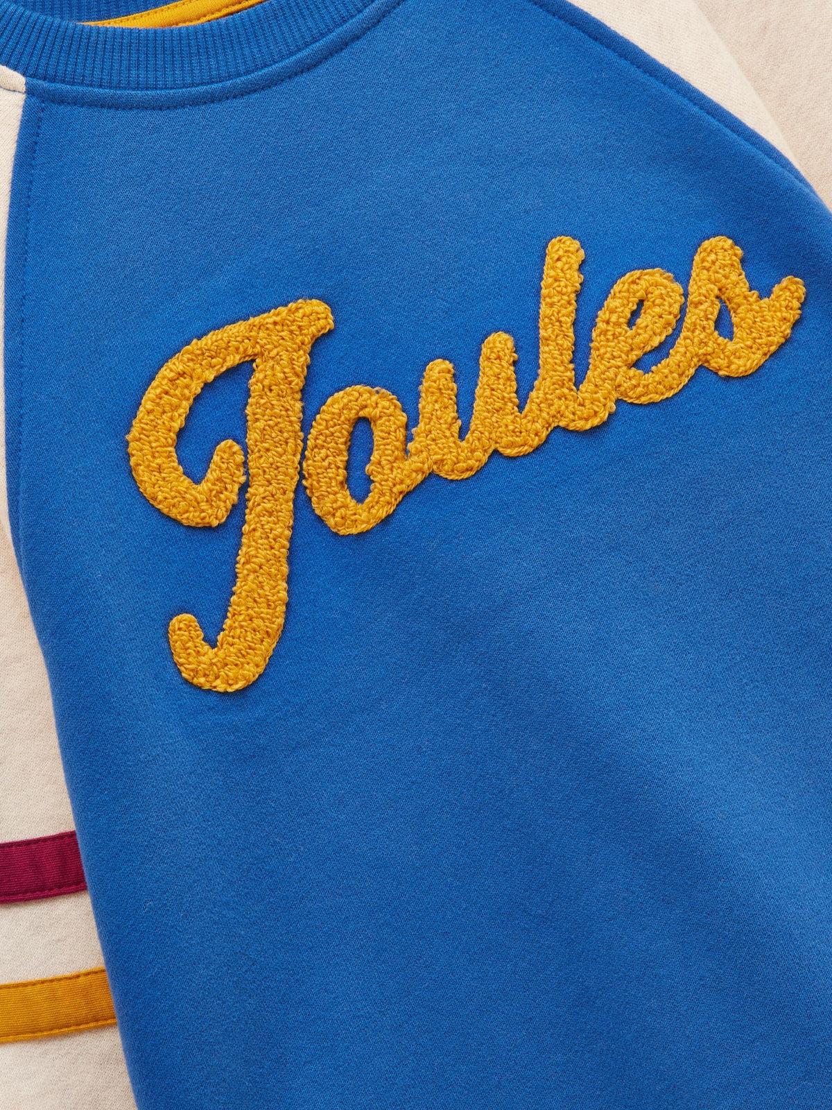 Dsiney Kidz - Joules Boys' Rowan Blue Raglan Sweatshirt image 5