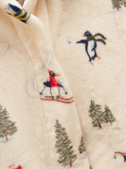 Joules Kids' Snug Cream Dressing Gown - image 4