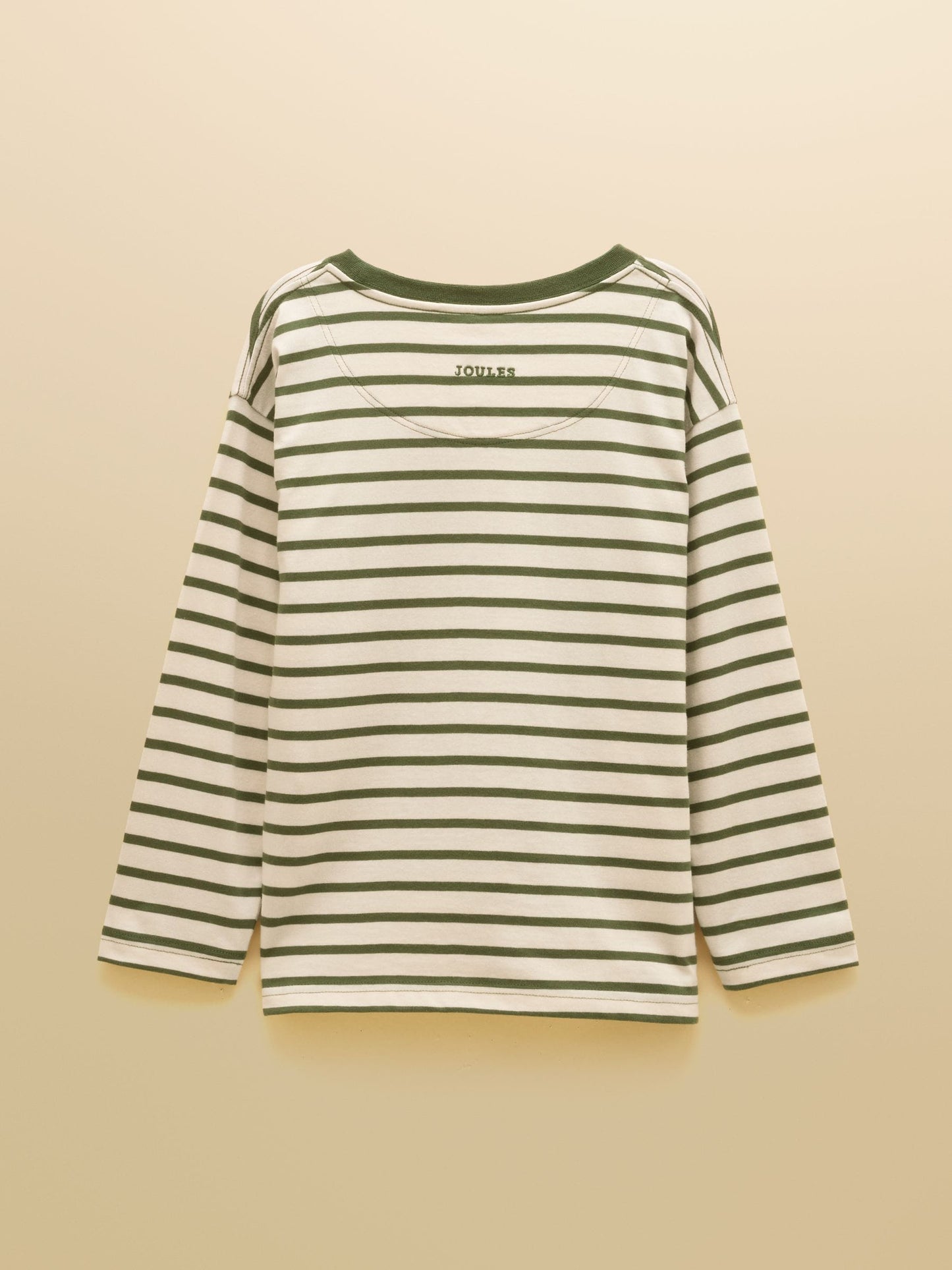 Dsiney Kidz - Joules Boys' Finlay Green Dino Long Sleeve Applique Graphic T-Shirt image 2