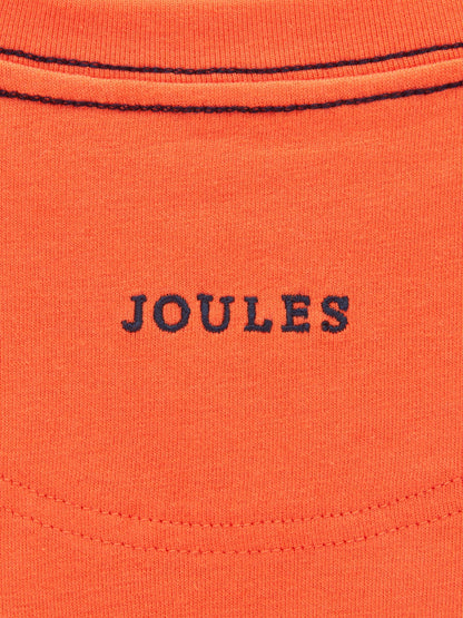 Dsiney Kidz - Joules Boys' Finlay Orange Glow In The Dark Long Sleeve Top image 5