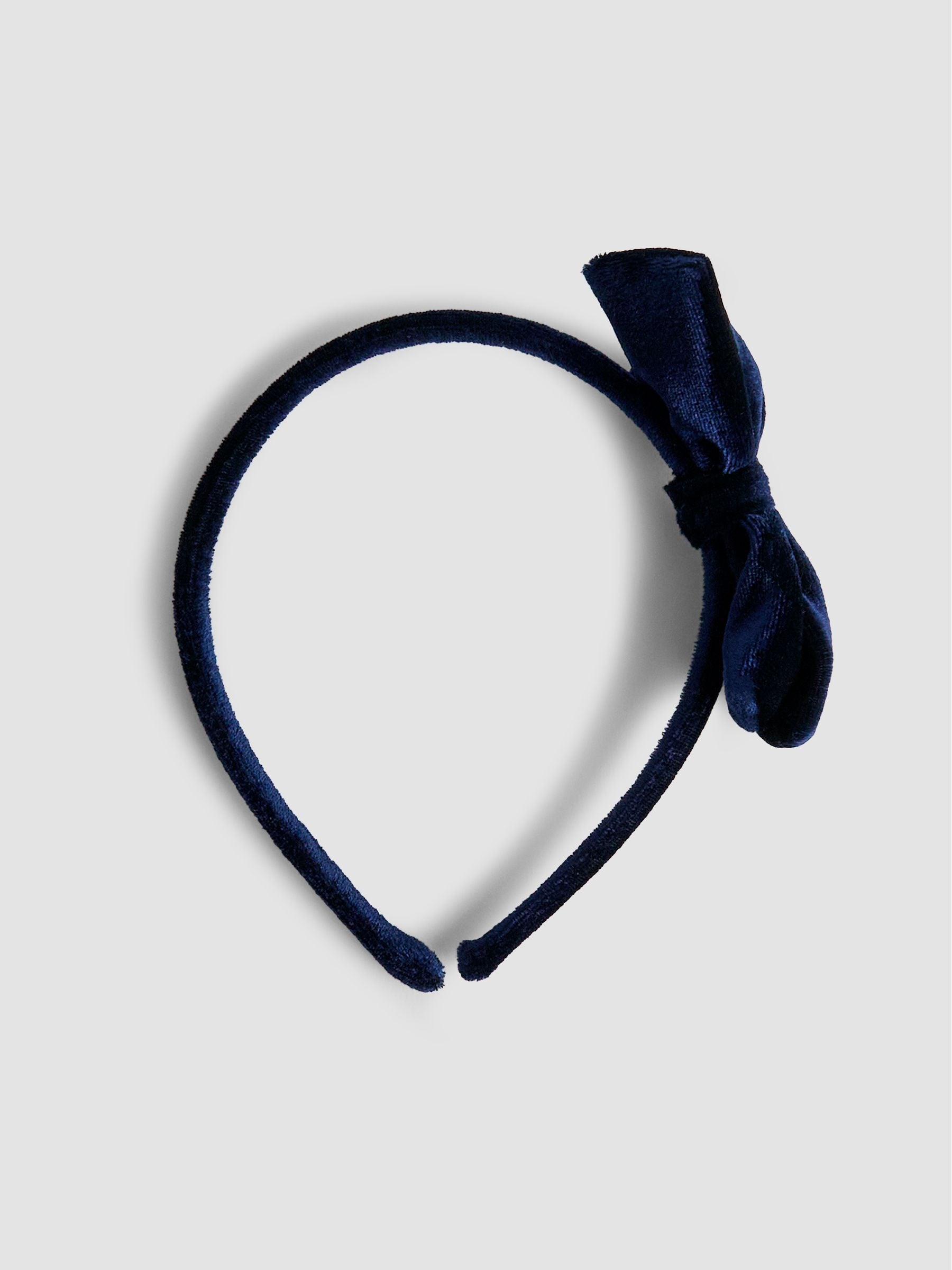 JoJo Maman Bébé Blue Bow Headband image 1