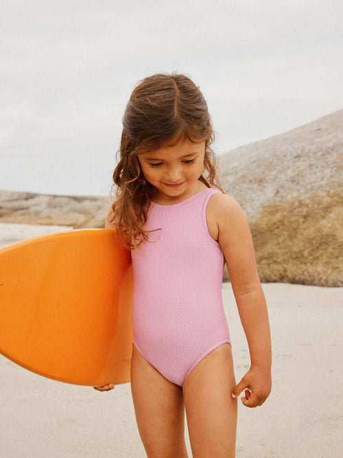 Light Pink Crinkle Swimsuit (3mths-7yrs) image 1