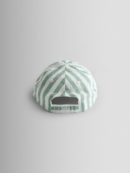JoJo Maman Bébé Light Green Strawberry Bouclé Cap image 3