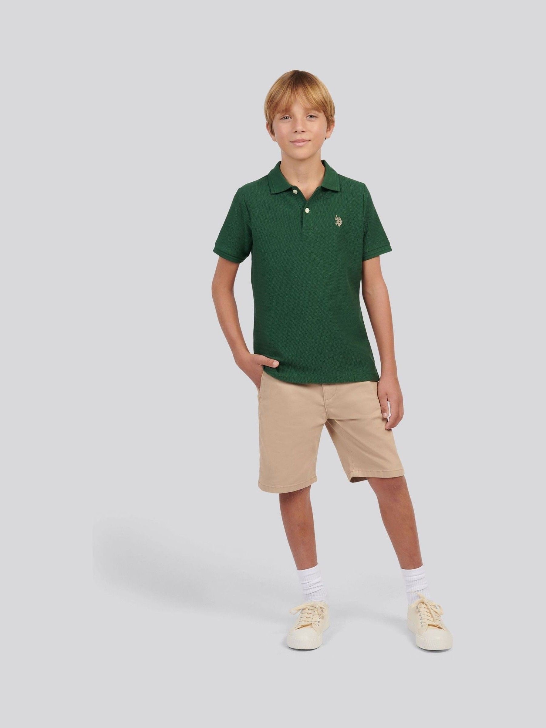 Dsiney Kidz - U.S. Polo Assn Natural Classic Chino Shorts image 3