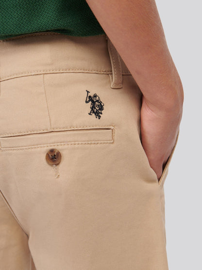 Dsiney Kidz - U.S. Polo Assn Natural Classic Chino Shorts image 5