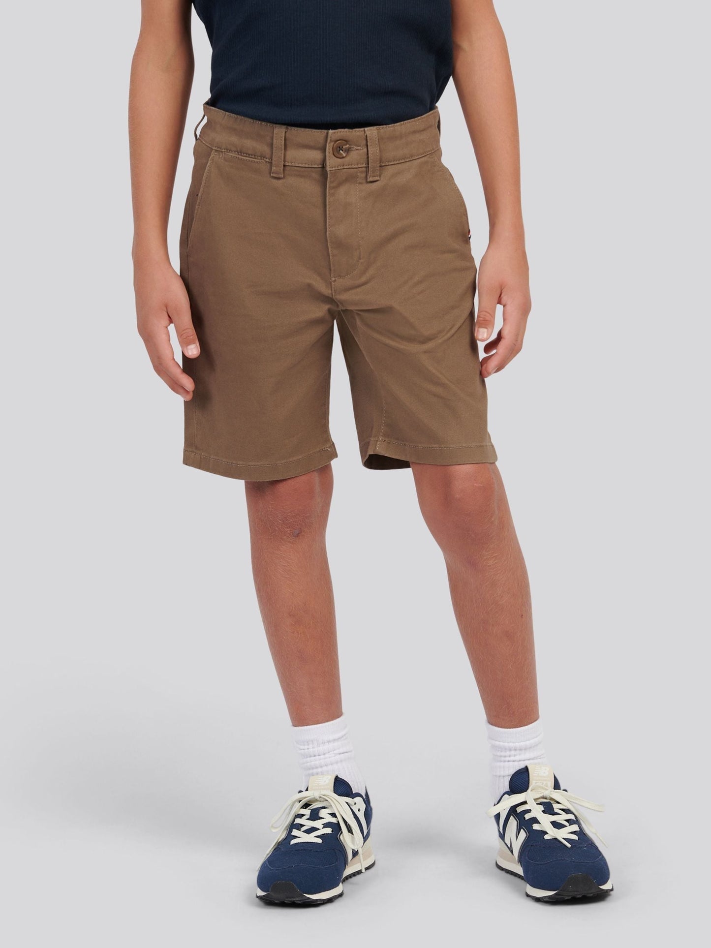 Dsiney Kidz - U.S. Polo Assn Brown Classic Chino Shorts image 1