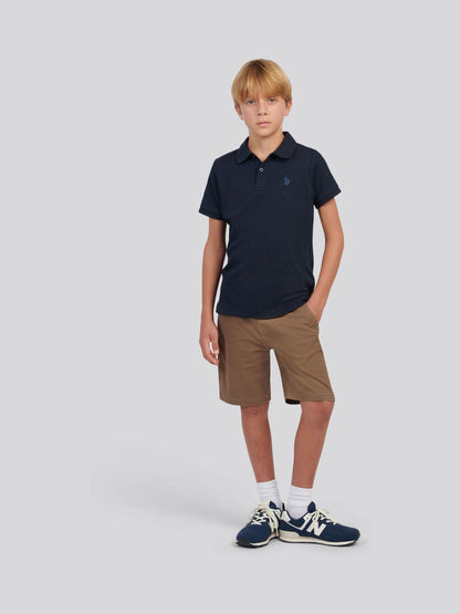 Dsiney Kidz - U.S. Polo Assn Brown Classic Chino Shorts image 2