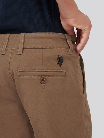 Dsiney Kidz - U.S. Polo Assn Brown Classic Chino Shorts image 4