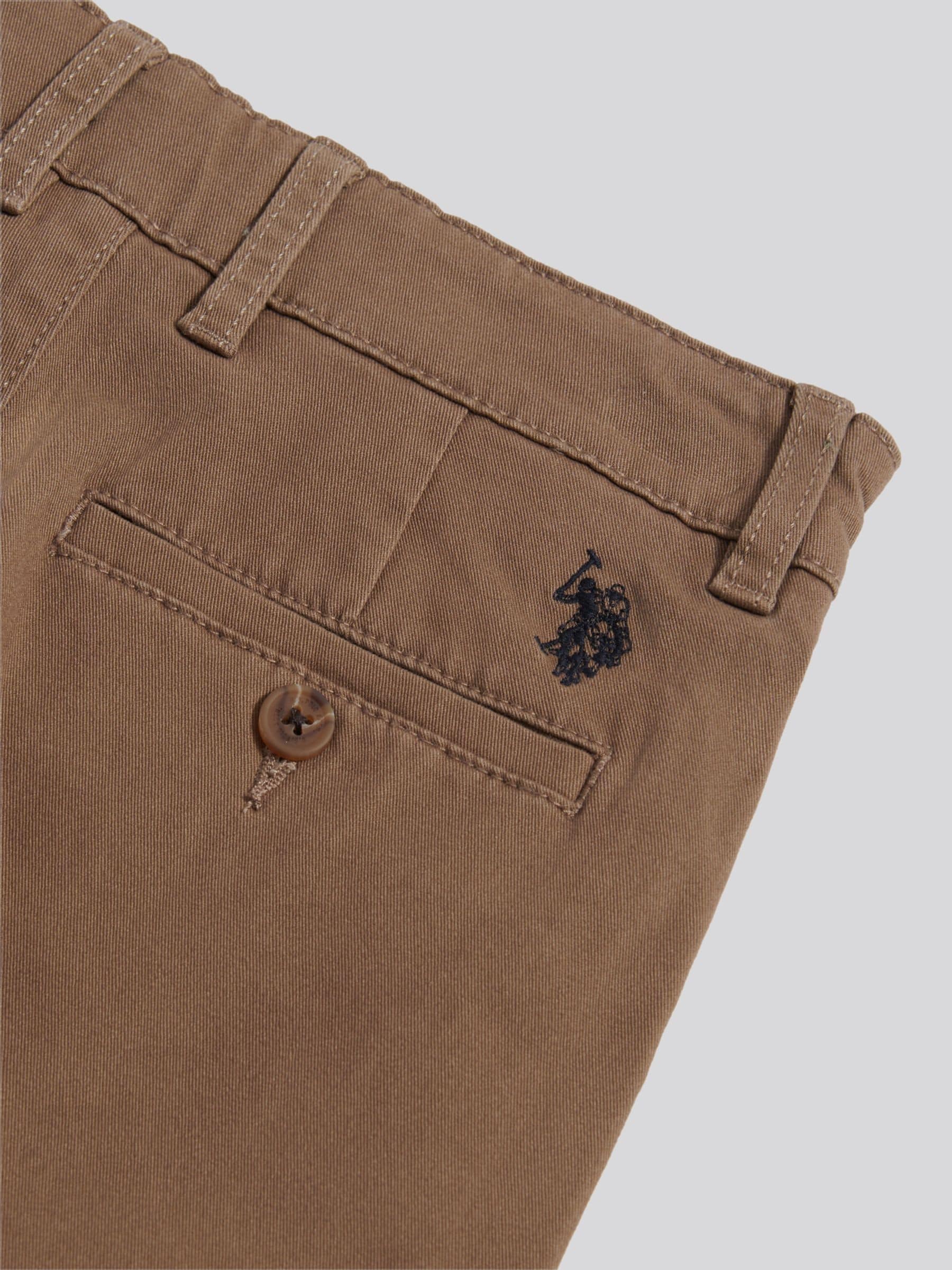 Dsiney Kidz - U.S. Polo Assn Brown Classic Chino Shorts image 6
