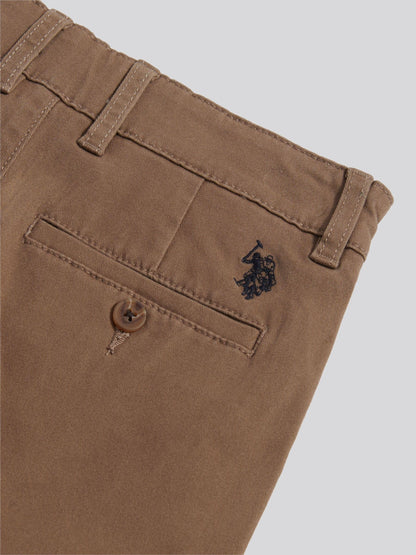Dsiney Kidz - U.S. Polo Assn Brown Classic Chino Shorts image 6