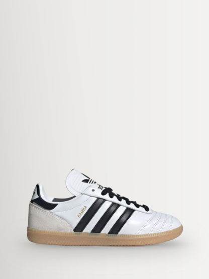 adidas Originals White/Black Samba JP Junior Trainers image 1