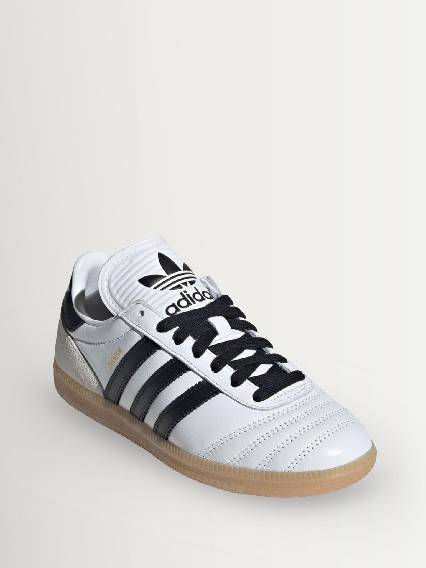 adidas Originals White/Black Samba JP Junior Trainers image 2