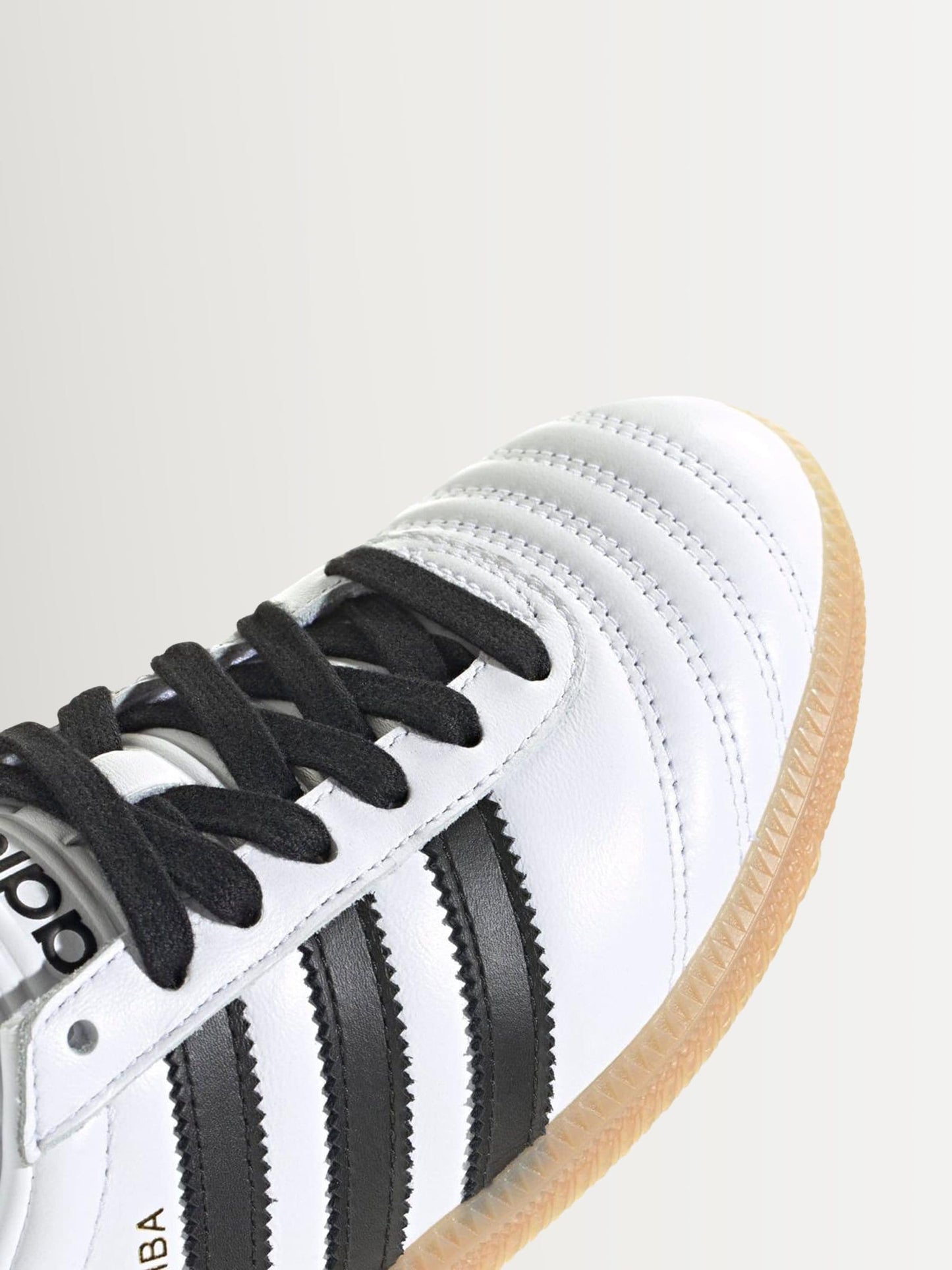 adidas Originals White/Black Samba JP Junior Trainers image 5