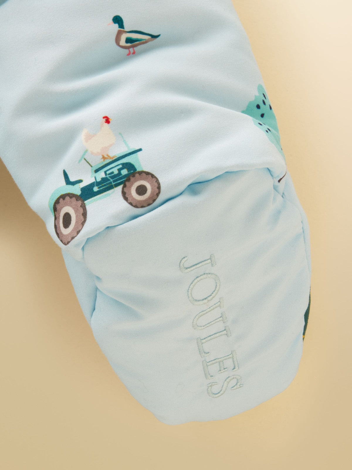 Joules Baby Padded Blue Zip Through Pramsuit - image 5