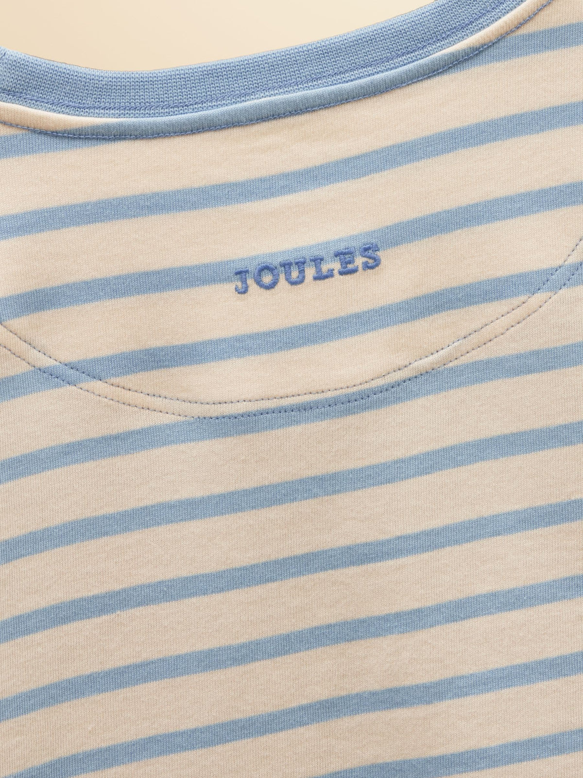 Dsiney Kidz - Joules Girls' Ava Blue Stripe Applique Long Sleeve Top image 5