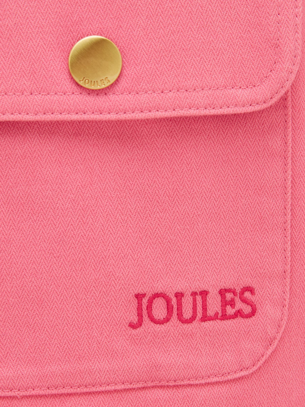 Dsiney Kidz - Joules Girls' Langley Pink Embroidered Item Jacket image 6