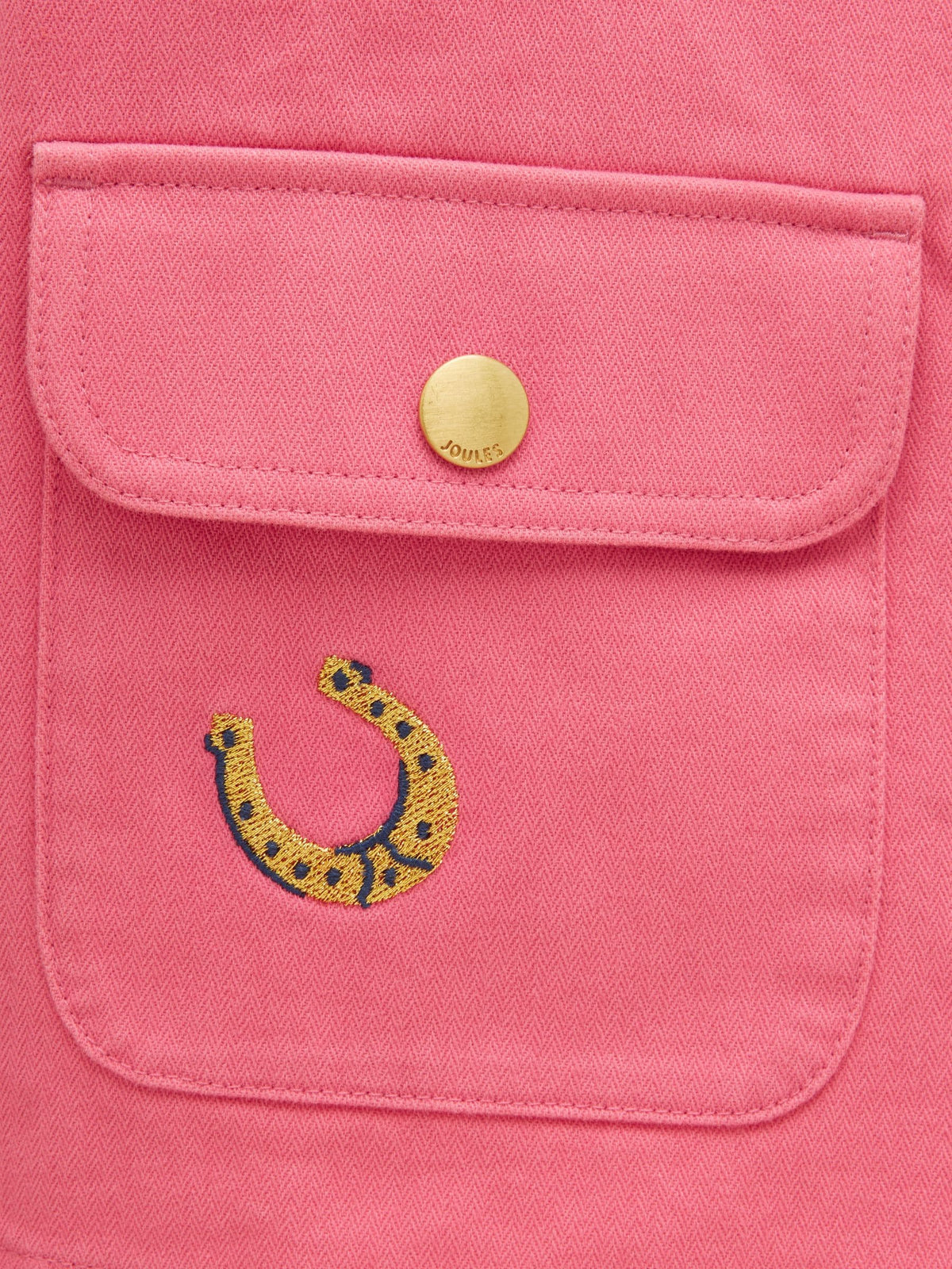 Dsiney Kidz - Joules Girls' Langley Pink Embroidered Item Jacket image 8
