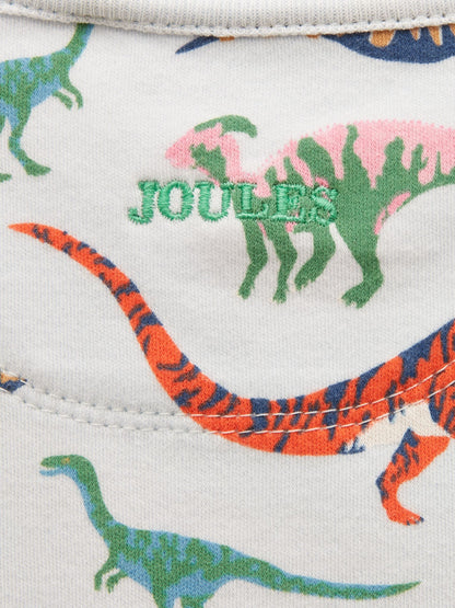 Dsiney Kidz - Joules Razamataz Blue Dino Cotton Babygrow image 5
