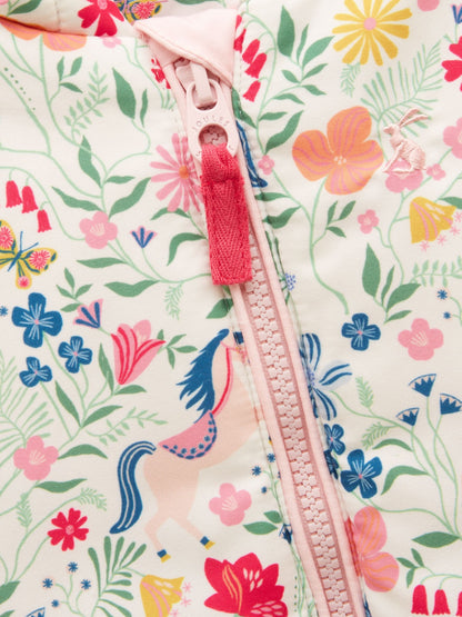 Joules Baby Padded Pink Zip Through Pramsuit - image 3