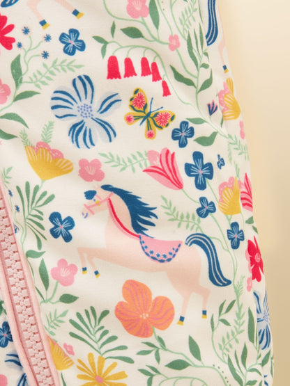 Joules Baby Padded Pink Zip Through Pramsuit - image 4