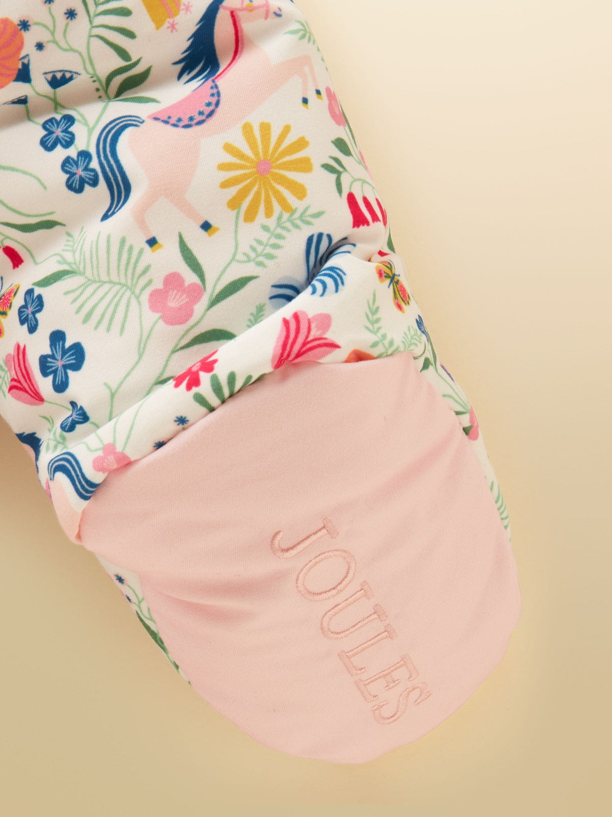 Joules Baby Padded Pink Zip Through Pramsuit - image 5