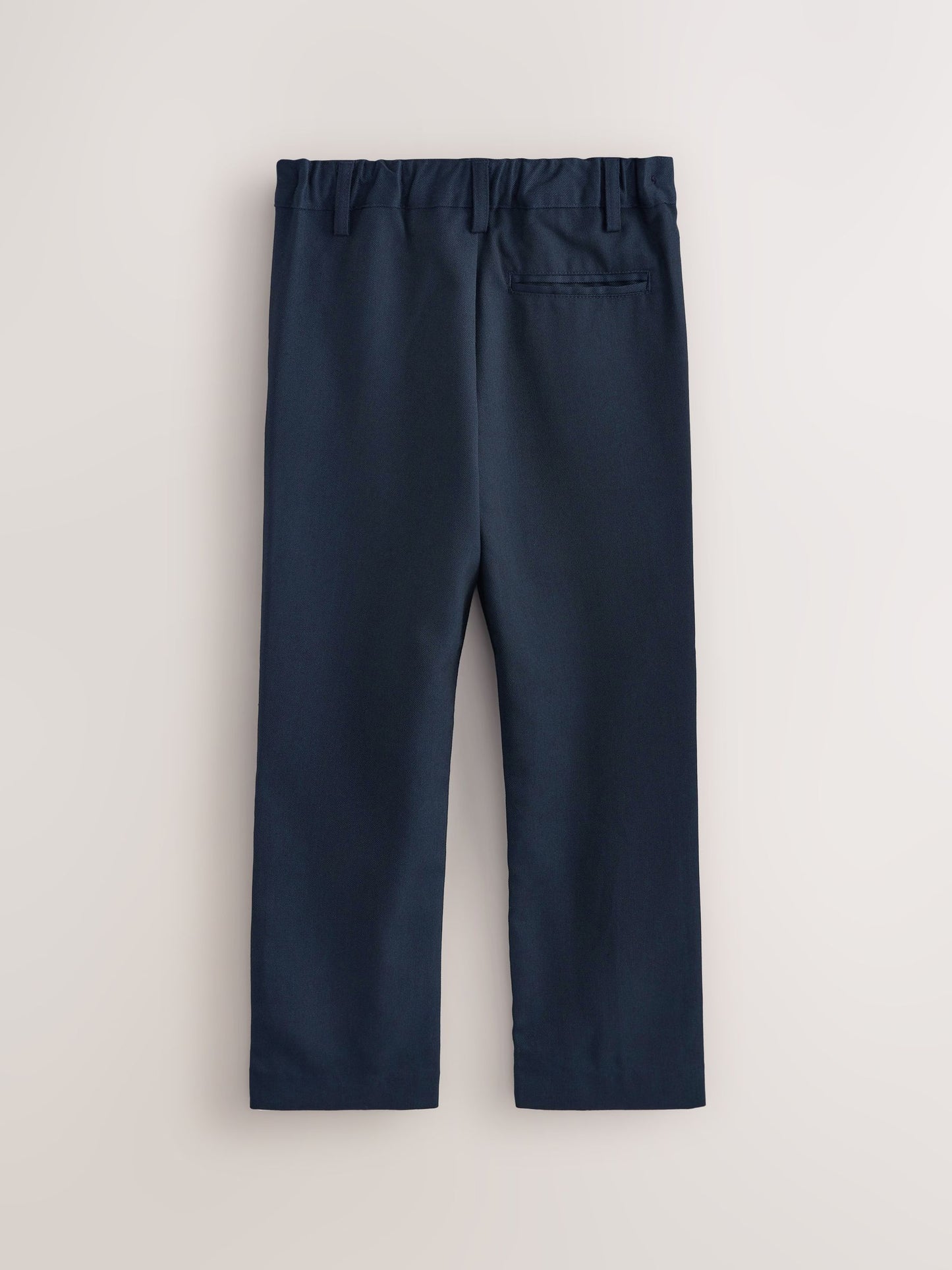 Dsiney Kidz - Navy Straight Leg Pull On Waist School Trousers 5 Pack (3-17yrs) image 3