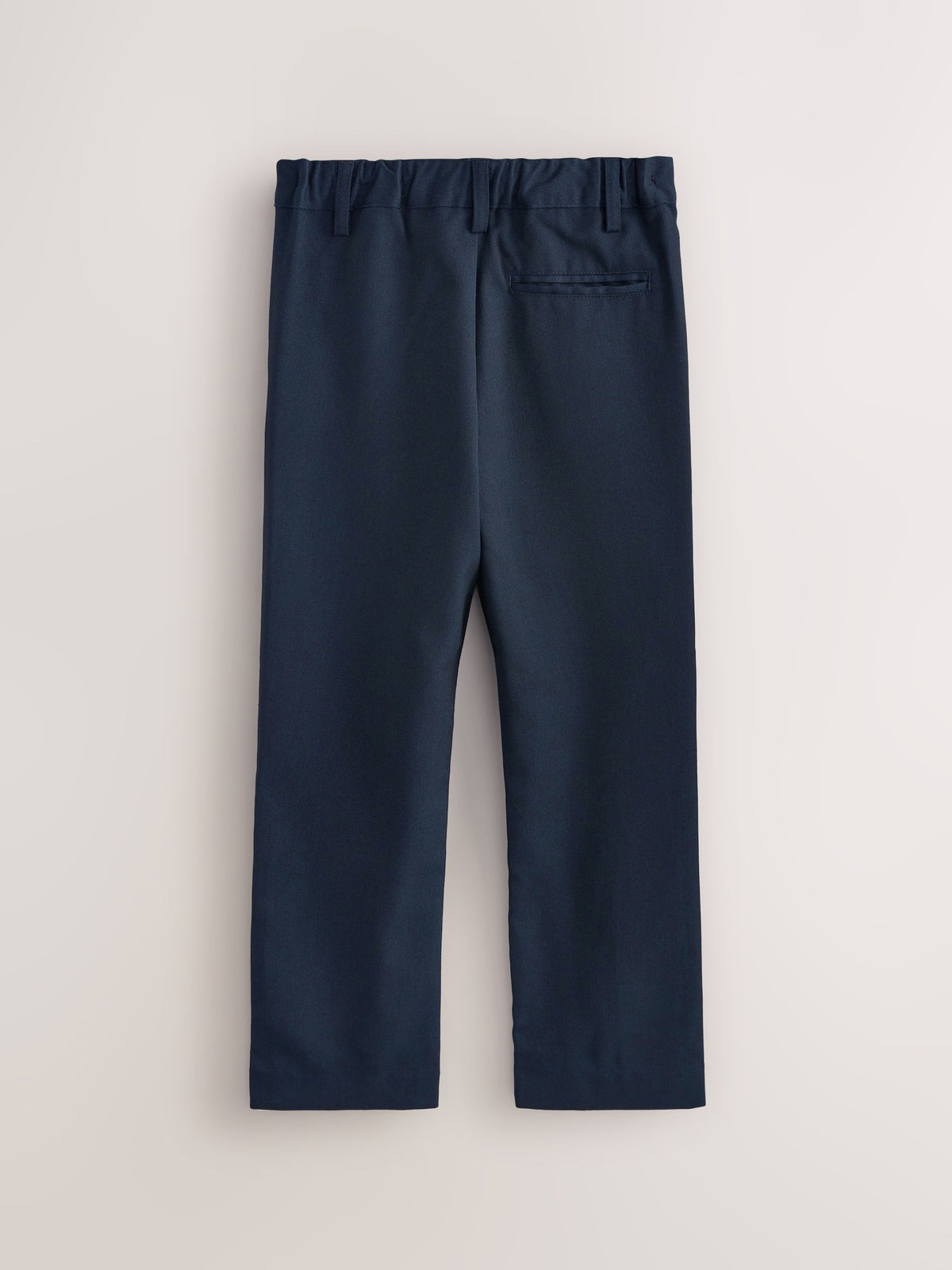 Dsiney Kidz - Navy Straight Leg Pull On Waist School Trousers 5 Pack (3-17yrs) image 3