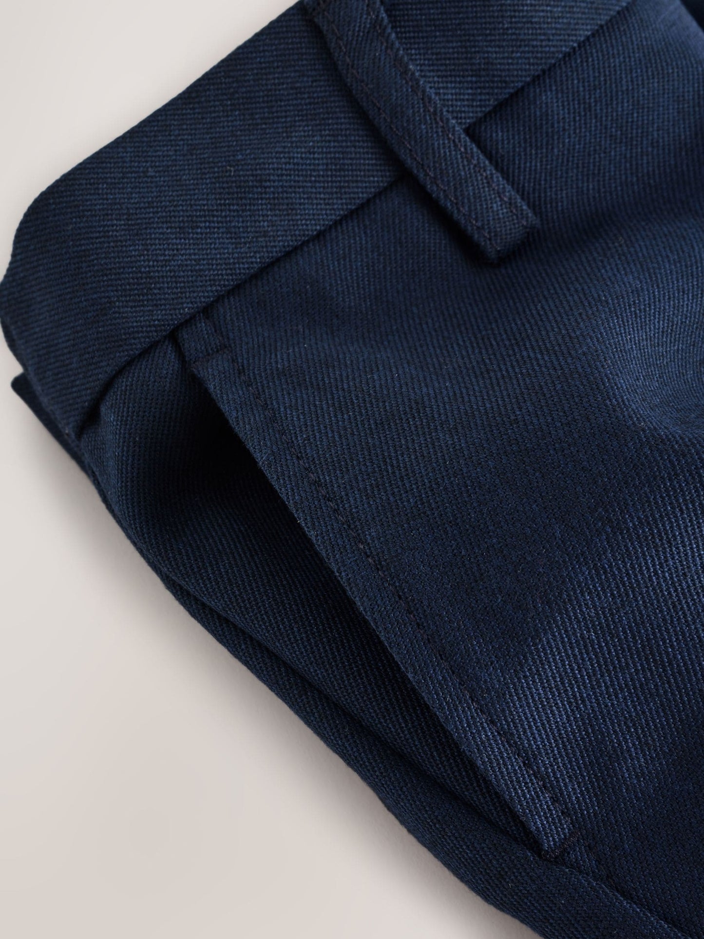 Dsiney Kidz - Navy Straight Leg Pull On Waist School Trousers 5 Pack (3-17yrs) image 7