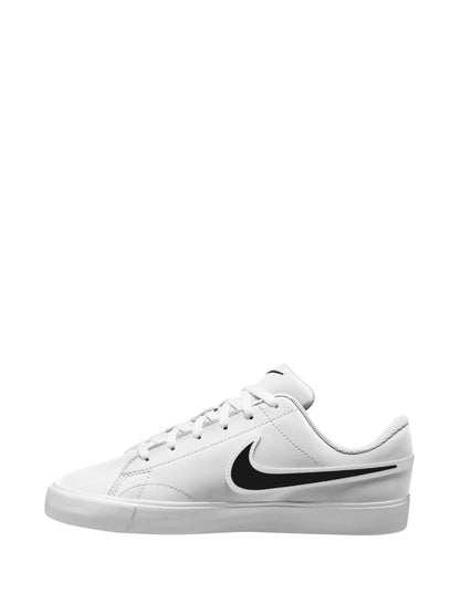 Nike White/Black Youth Tennis Essential Trainers image 2