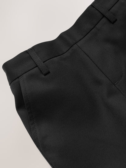 Dsiney Kidz - Black Straight Leg Pull On Waist School Trousers 5 Pack (3-17yrs) image 6