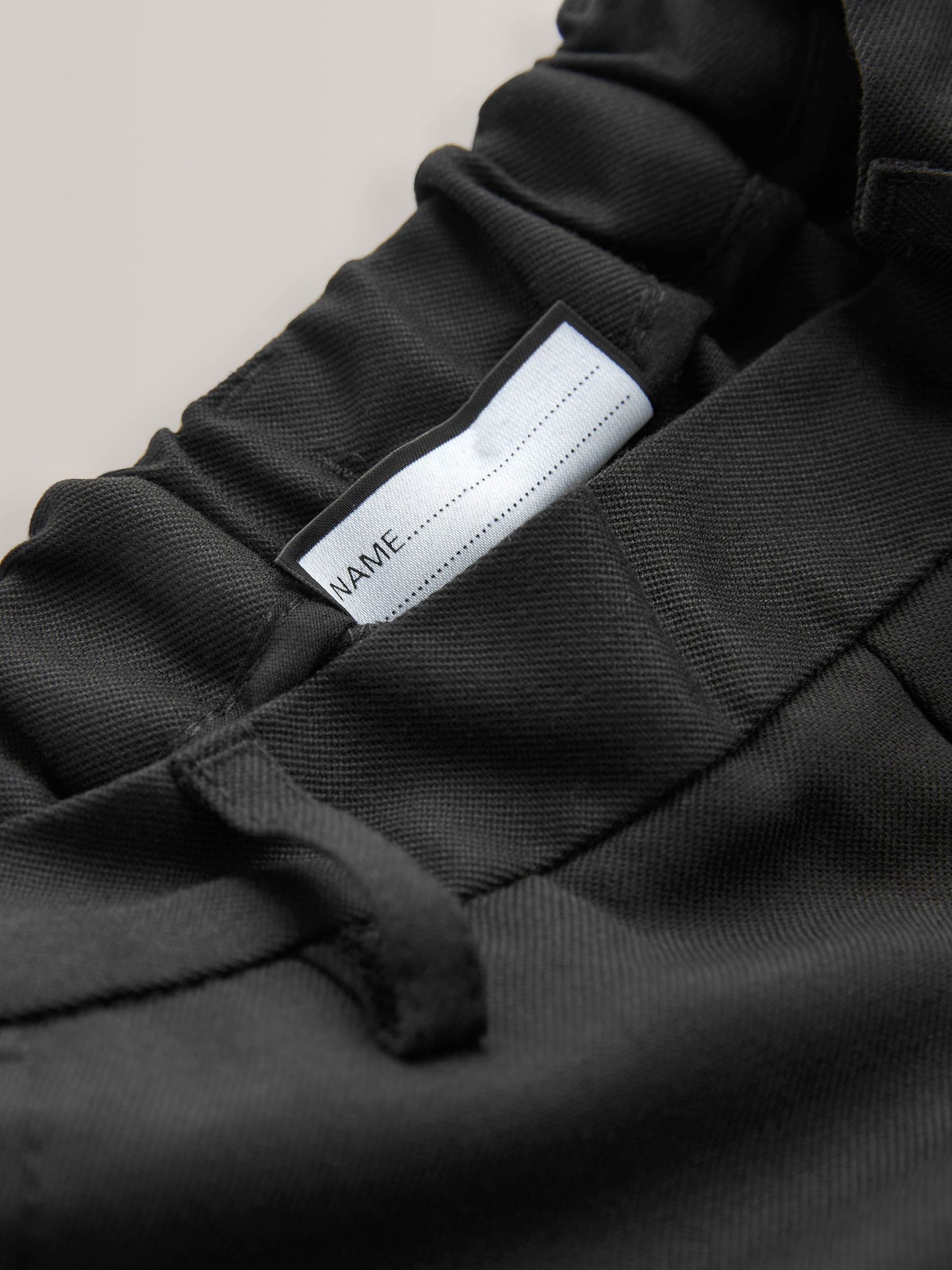 Dsiney Kidz - Black Straight Leg Pull On Waist School Trousers 5 Pack (3-17yrs) image 9