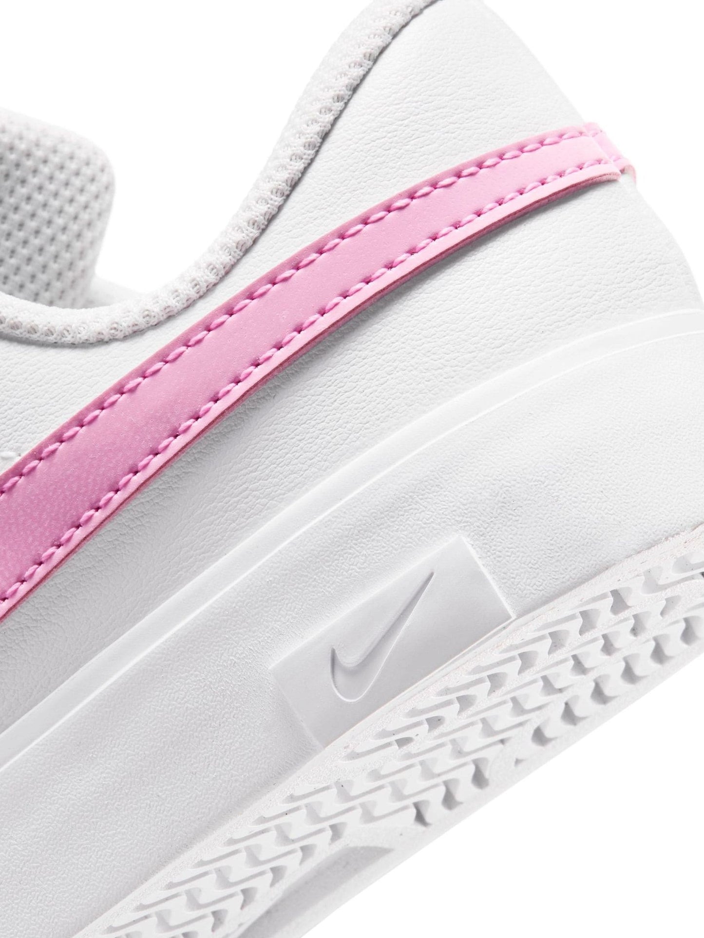 Nike White/Pink Junior Tennis Essential Trainers image 6