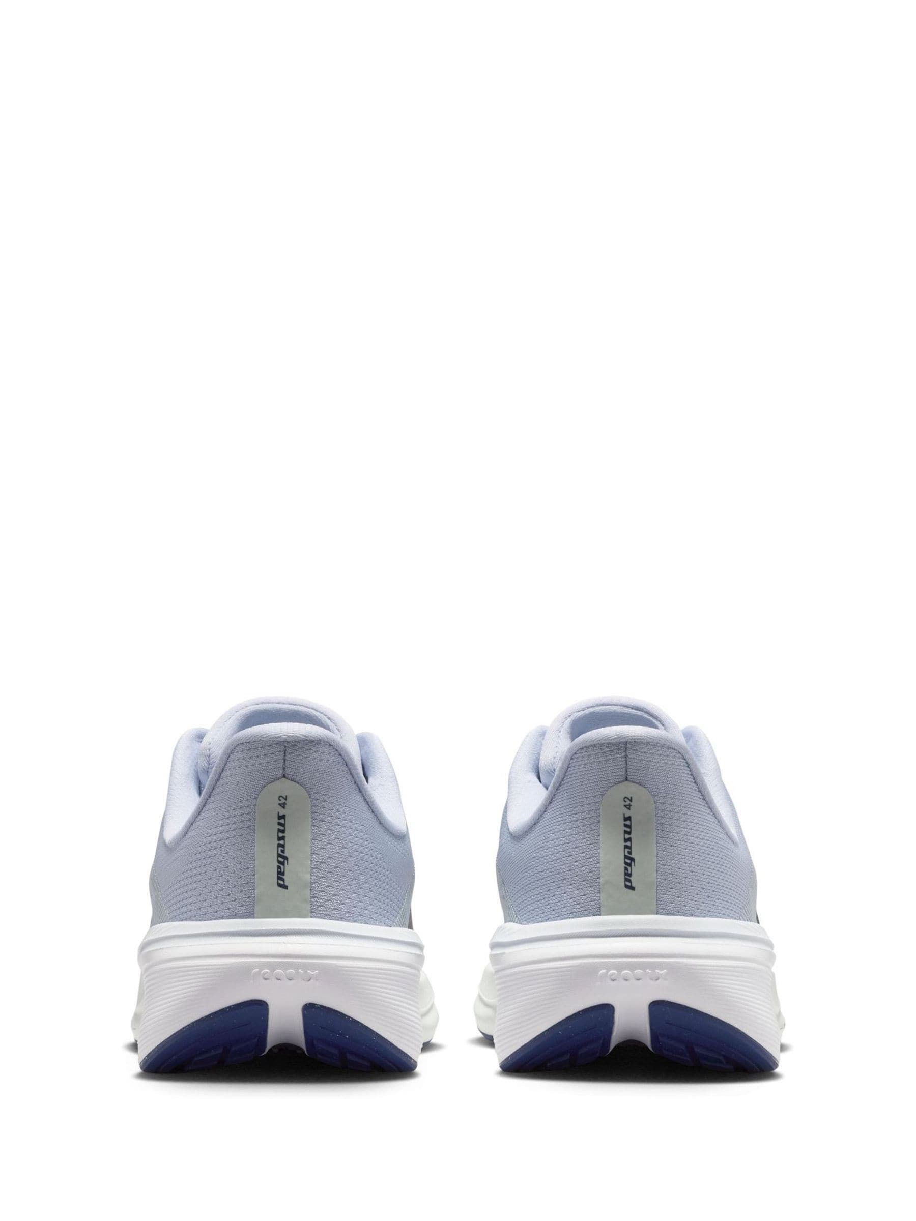 Nike Grey Green Pegasus 42 Road Running Trainers image 4