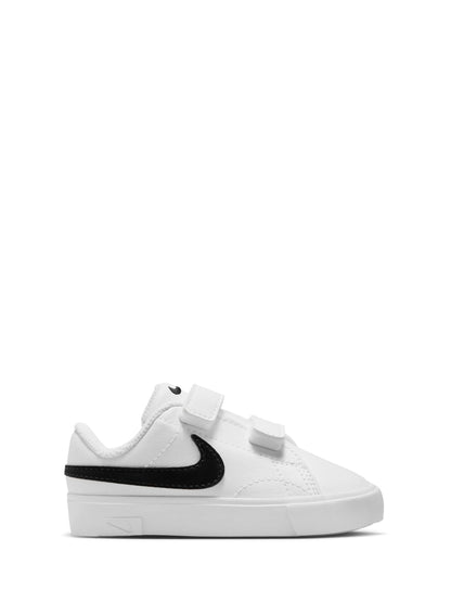 Nike White/Black Infant Tennis Essential Trainers image 1