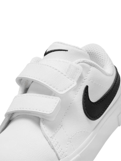 Nike White/Black Infant Tennis Essential Trainers image 6