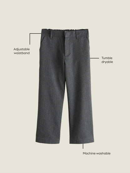 Dsiney Kidz - Grey Looser Leg Standard Waist School Trousers (5-17yrs) image 4